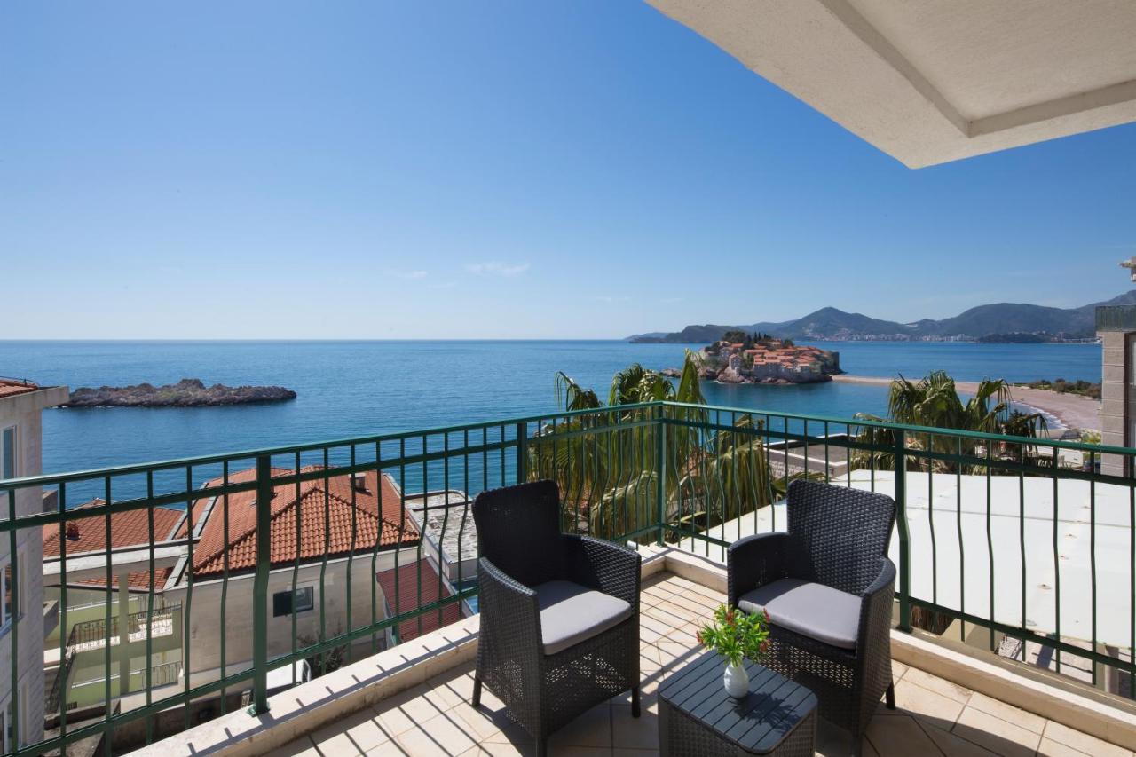 Family Apartment With Sea View Sveti Stefan Budva Exterior foto